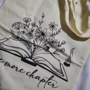 Tote bag "One more chapter"